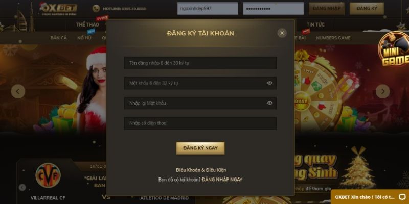 Cách đăng ký và trải nghiệm tại OXBET